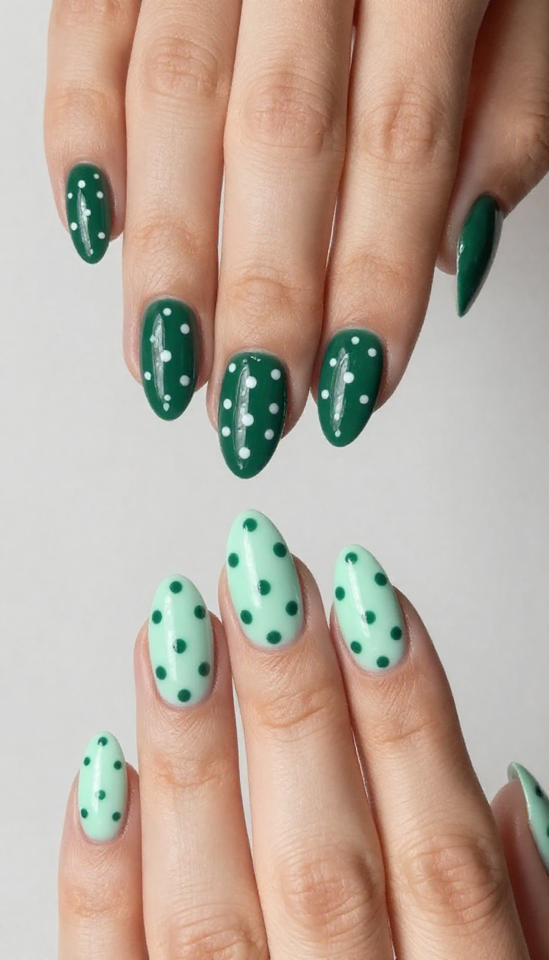 Photorealistic macro close-up of two hands displaying glossy