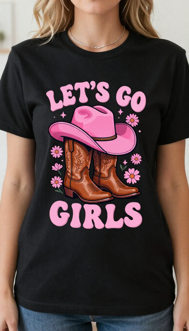 Photorealistic close-up of a woman's torso wearing a solid b