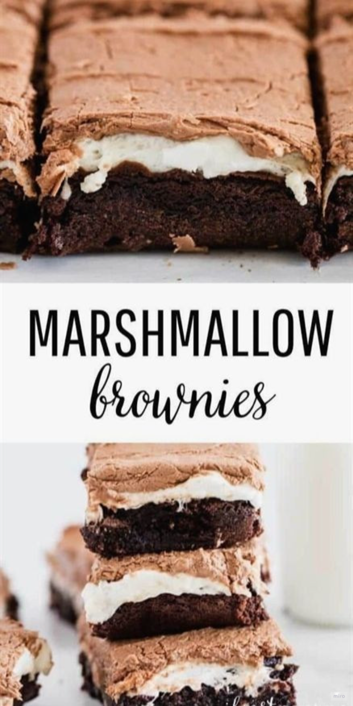 Vertical food photography collage. Top: close-up of layered 